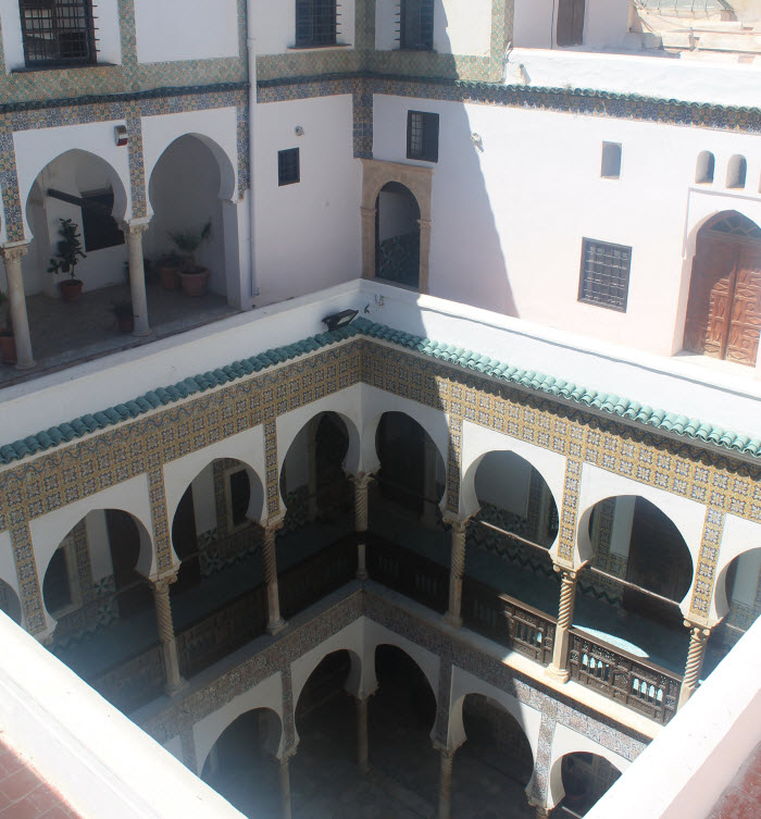 قصر مصطفى باشا مأخوذة من سطح البناية